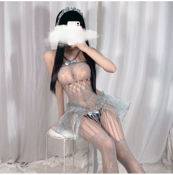 FEE ET MOI - Enchanting Fairy Bodystocking (Grey) FEE ET MOI - Enchanting Fairy Bodystocking (Grey)